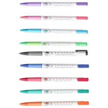 제노 유성펜 0.5 캐릭터볼펜 12입, 블랙