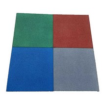 탄성포장재 50x50 고무 바닥 타일 매트 충격방지 고무, 50 x 50 x 2cm 검정색