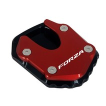 오토바이 액세서리 CNC 킥 스탠드 풋 사이드 스탠드 확장 패드 지원 플레이트 혼다 Forza 750 FORZA750 For, 14 Forza Red