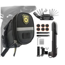 공구가방 자전거 수리 키트 휴대용 패치 수정 도구 산악 및 도로 사이클링 캠핑 여행 필수 가방, pump set