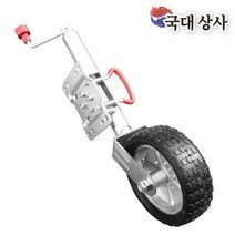 트레일러 카라반 텅잭 바퀼 휠 스윙 잭 쟈키 재키, 설치 키트 포함 6인치, 6인치 설치 가방은 가방도 안 들고 있다.