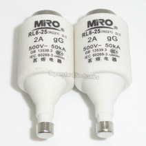MRO 퓨즈 RO21 2A 4A 6A 8A 10A 5SB E27 RL6-25 500V, 01 2A