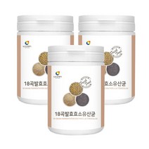 곡물효소 저분자 발효효소 유산균 아미노산 미생물 식이섬유 속편한 효소 분말 가루, 3통, 3개