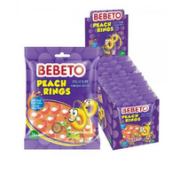 베베토 피치링 젤리, 80g, 12개