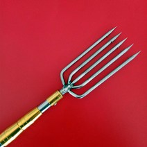 수중총 스쿠버 물고기 해루질 작살 총 건 스테인리스실다치포크미꾸리어목자루구식샤크범용너트8mm어구, 06 큰오치+1.7베이지스틱