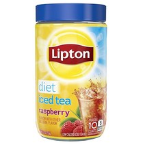 Lipton 다이어트 아이스티 믹스 라스베리 10쿼터 서빙 (73.8g) 4팩, 1개