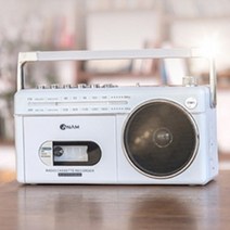 아남 카세트 PA-720BT 녹음 MP3 블루투스 휴대겸용, 화이트 BAW-1988W