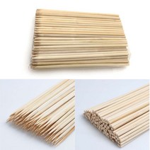 유니아트 핫바스틱(100개입)-나무막대 꼬치 스크레치 미술 공예 그림그리기 만들기재료