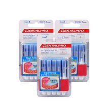 잭스 덴탈프로 I형 치간칫솔 SSS, 3개, 10개입