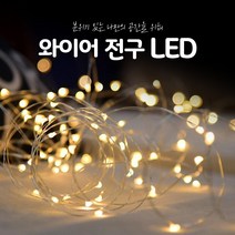 쁘띠끄 led 와이어 무드등 전구 크리스마스 트리, 레인보우1m