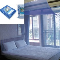 심플 사각 모기장 (블루) (소) 캐노피모기장 2인용모기장 사각모기장