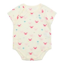 [블루독베이비8] FW23 크랩바디수트 HJ 4337004009 (BLUEDOG BABY 유아 출산 백일 선물 도트 강아지 내복)