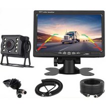 무선 후방 카메라 후방주차 전면 차량용 대형차 탑차, 001