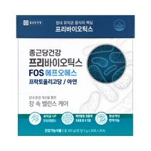 종근당 프리바이오틱스 FOS 에프오에스 5gX60포 프락토올리고당 아연, 1개