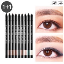 [본사공식] 리르 룩스 젤 워터프루프 펜슬 아이라이너 1+ 1, 선택1:젤_킬블랙|선택2:+리치브라운, 1세트