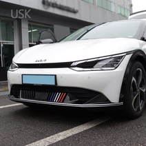 JSTAR EV6 그릴 삼색 포인트 데칼스티커 실외 악세사리 흠집 돌튐방지 인테리어 몰딩 차량용품, B.타입_독일(운전석)