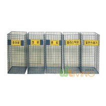 분리수거함(1분류)사각망분리함(실속형/철재)(360x360x740/100L) 캔류