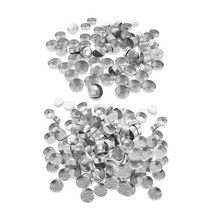 300x 알루미늄 케이스 티 라이트 빈 홀더 왁스 캔들 심지 DIY 만들기, 설명, 실버