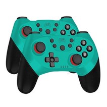 게임패드 조이스틱 xbox컨트롤러 닌텐도 스위치 프로용 블루투스 무선 게임 컨트롤러 6축 비디오 게임 콘솔용 USB 컨트롤러 ns와 호환 가능, 녹색-2