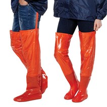 PVC 물장화 농사용장화 모내기 갯벌체험 낚시용, 주황, 280