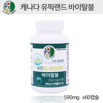 바이탈붐 면역력에좋은 글루콘산아연 영양제 먹는 알부민 난백 난단백 로열젤리 산사열매 면역력 남성 여성 보충제 하루권장량 효능 추천 캐나다 60캡슐, 60캡슐/1개월분