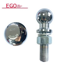 자동차 견인고리 견인볼트레일러 크롬 도금 50mm 용량 5000lbs 히치 견인 볼 1 