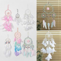 LED 심플 드림캐쳐 볼장식 아이방꾸미기 미니드림캐쳐 드림캐쳐 아기방꾸미기, 목마장식