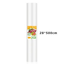 주방 식품 진공 가방 진공 실러 가방 수비드 보관 가방 진공 포장 신선 보관 가방 121520253035500cm, 28x500cm, 2롤