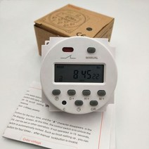 타이머 디지털 전원 타이머 프로그래밍 가능한 시간 알람 라이트 릴레이 스위치, 01 AC110V
