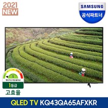 삼성전자 QLED TV 108cm(43) KQ43QA65AFXKR 4K 전국삼성직배송, 기본스탠드[AFXKR]