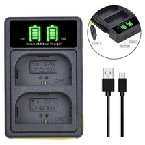 2650mAh LP-E6 배터리 + 캐논 EOS 6D 7D 5D 마크 II IV 80D 90D R5 R6 XC10, 08 1 charger