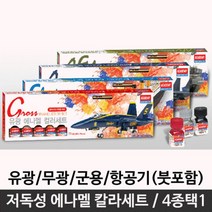 프라모델 에나멜 물감 도색 건담 피규어 유광 무광, 항공기에나멜
