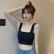 Ogfaour 여름 여자 쇼트 슬림 나시 O30599