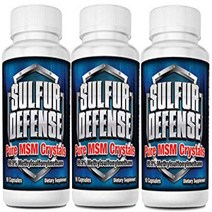 Sulfur Defense 99.9% Pure MSM Powder Made in The USA - Organic Methylsulfonylmethane Crystals - Vega, 1, 기타
