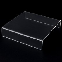 사각 ㄷ자 아크릴 매대 중 투명 디피 테이블 화장품 미니어처 전시 진열 선반