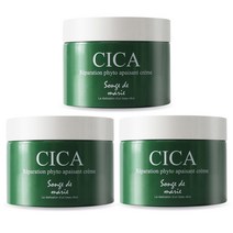 송지드마리 시카 피토 크림 100ml x 3ea 병풀성분 센텔라 강력한 피부 진정수렴 작용 크림, 100ml x 3개