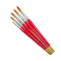바바라 수채화붓 30R 5본조 (합성모).BABARA, 단품