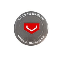 4개/몫 45MM VOSSEN 정밀 시리즈 자동차 휠 센터 허브 캡 스티커 배지 엠 블 럼 데 칼, 07 GRAY ONE_04 65MM
