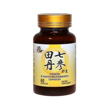 USTCM 전칠삼 단삼 추출물 1000mg 60베지캡슐, 60캡슐, 1팩