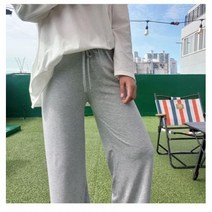 솔리드 라운지 밴딩 요가 팬츠 요가바지 가을바지 와이드팬츠 실내복바지 솔리드팬츠 홈웨어 여성팬츠