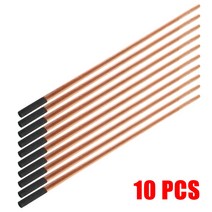 10pcs 공기 탄소 아크 Gouging 막대 전극 4-12mm Dia Carbones Copperclad 둥근 흑연 전극로드, 04 8mmx355mm