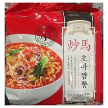 PEACOCK 피코크 초마짬뽕 라면 500g (125g X 4개입), 1개