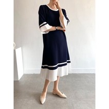 [비단소녀] 바린 구김없는 플리츠 주름 여름 원피스 루즈핏 빅사이즈 (1color)