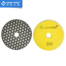 대리석연마드라이 폴리싱 패드 샤프 타입 유연한 다이아몬드 연마 화강암 대리석 스톤 샌딩 디스크, 01 200 mesh