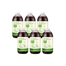 자연EM 1000ml 6개/EM활성액/EM용액/EM원액/쌀뜨물발효액/자연EM/우리집EM/냄새제거/설거지비누/가정용EM/, 자연EM 1000ml 6개/EM활성액/EM용액/EM원액