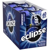 Eclipse 이클립스 윈터프로스트 무설탕껌 60ea 6통