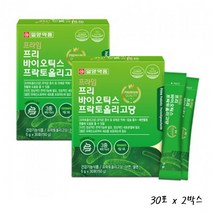 일양약품 프리바이오틱스 프락토올라고당 FOS 장건강 비피도 비피더스 유산균 유익균 분말 가루 2박스
