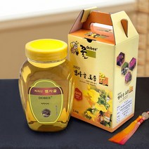 [지리산뱀사골] 아카시아꿀 프리미엄 2.4kg 선물세트 (병), 단품, 단품