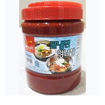 물냉면양념장(합천식품 2K) 1개 식자재마트 대용량 업소용 양념소스 냉면양념장 쫄면양념장 비빔국수양념장, 2kg