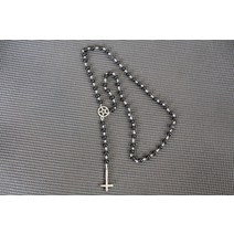 천주교성물 첫영성체선물 묵주 고딕 고딕 주얼리 연금술 고딕 주얼리 오컬트 주얼리 오컬트 목걸이 사탄의 십자가 목걸이, 없음